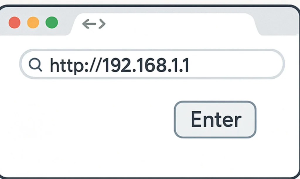 Enter the Address http://192.168.1.1